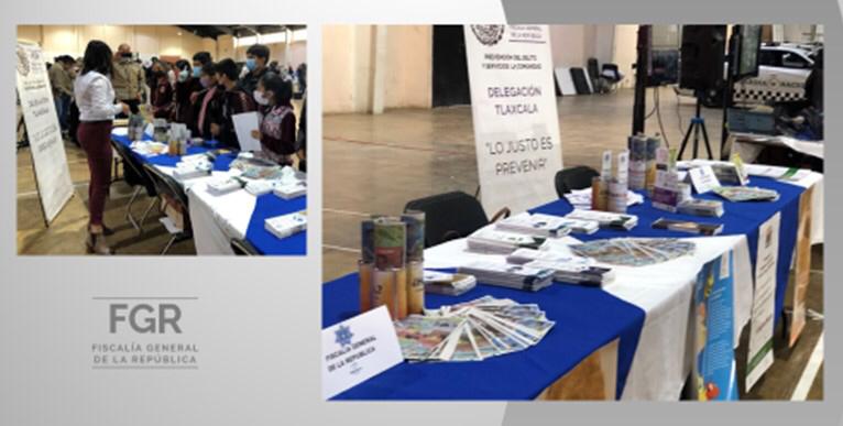 Con temas de prevención del delito FGR participa en la Feria de Seguridad Pública